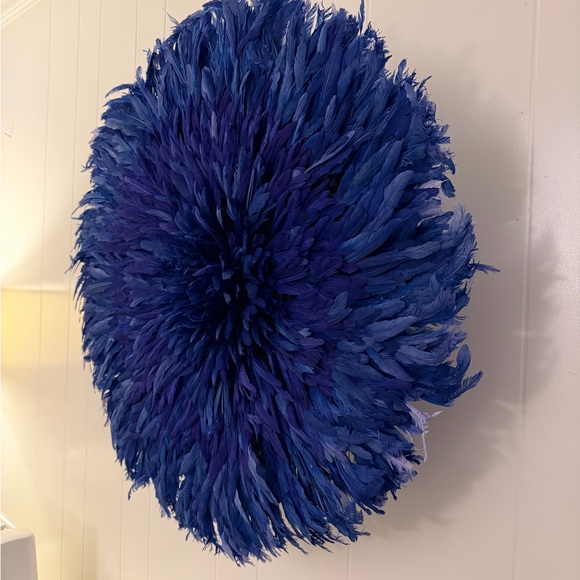 West African Feather Juju Hat Wall Decor - Picture 2 of 5